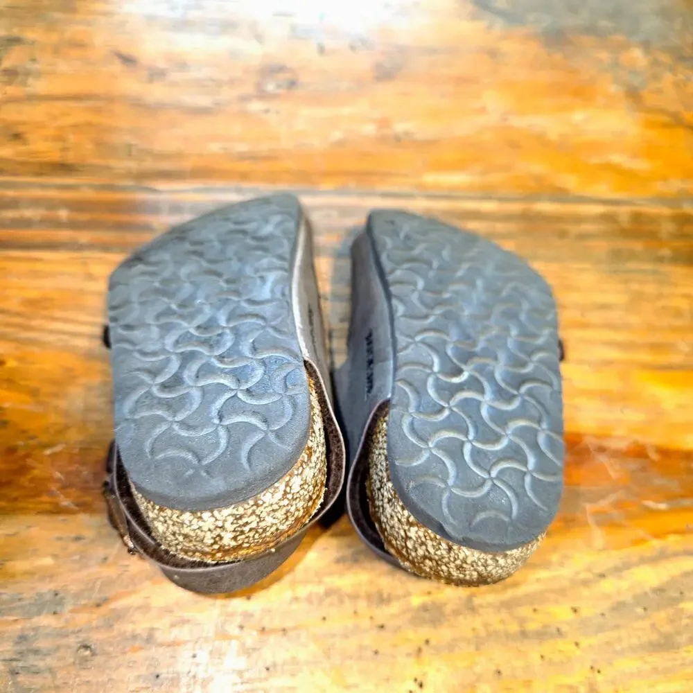 Birkenstock Toddler 25 160 Genuine Leather Adjustable Strap Comfortable Trendy
